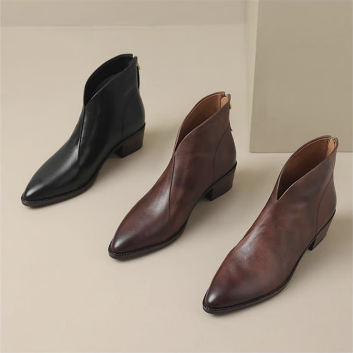 Luxury Low Heel Boots