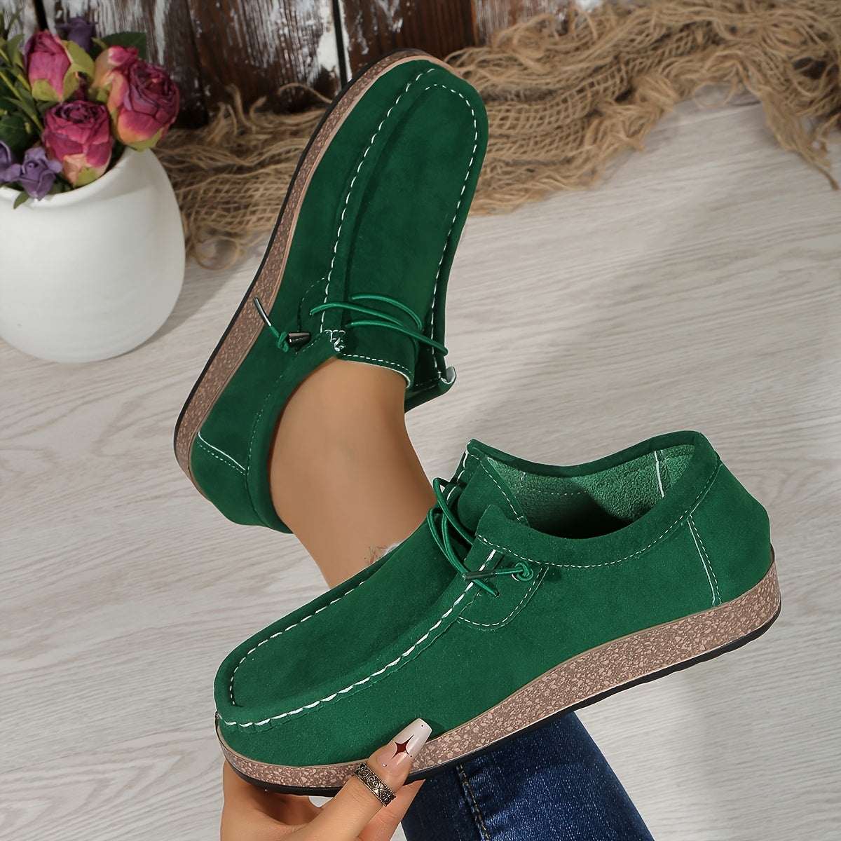 Green Comfort Sneakers