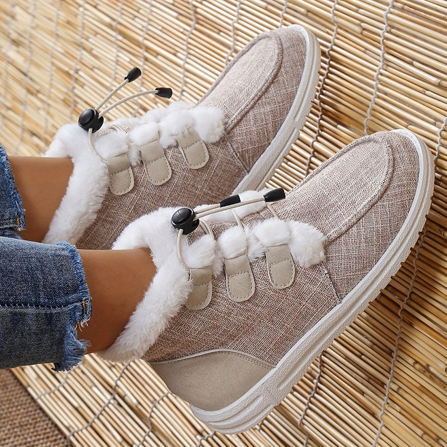 Fleece-Lined Winter Shoes