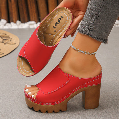 Chunky Comfort Heels