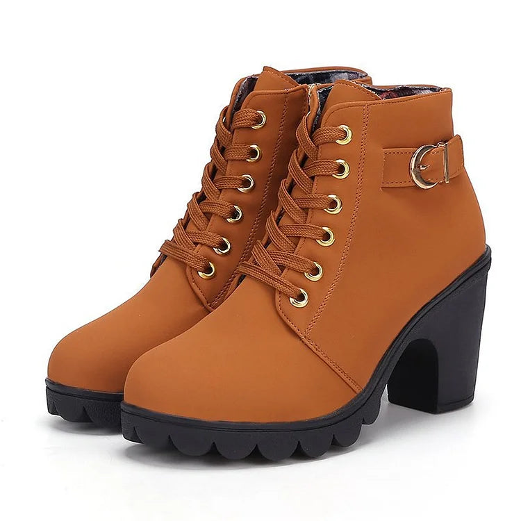 Women's Lace-Up Ankle Boots