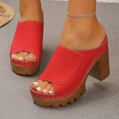 Chunky Comfort Heels