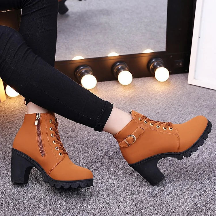 Women's Lace-Up Ankle Boots