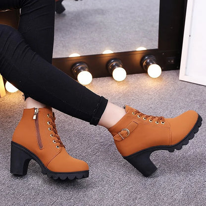 Women's Lace-Up Ankle Boots