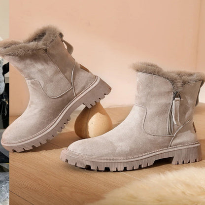 Suede Snow Boots
