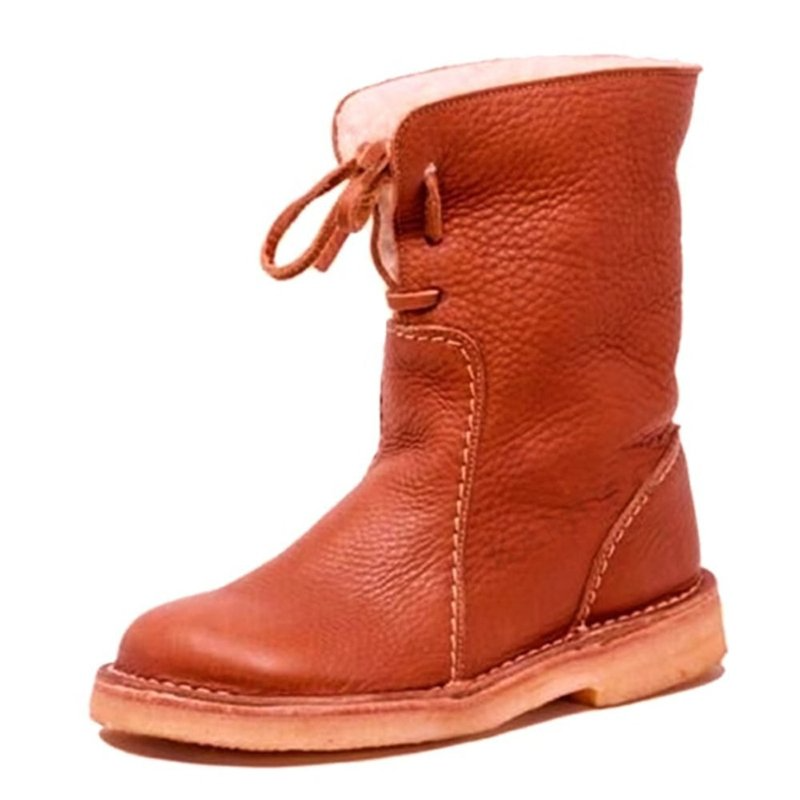Lace-Up Winter Boots