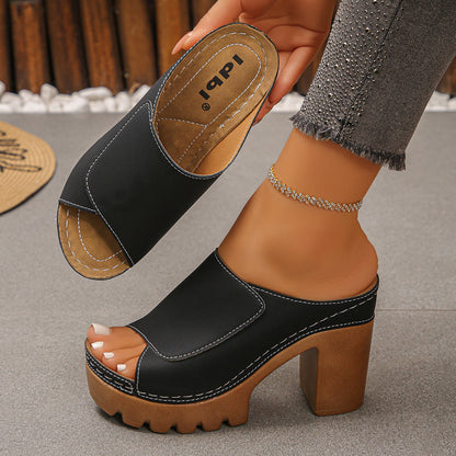 Chunky Comfort Heels