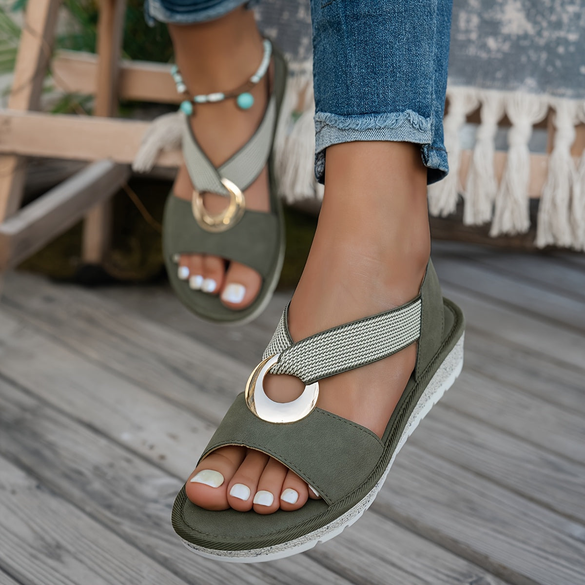 Orthopedic Comfort Flat Sandals