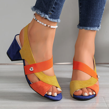 Strappy Comfort High Heels
