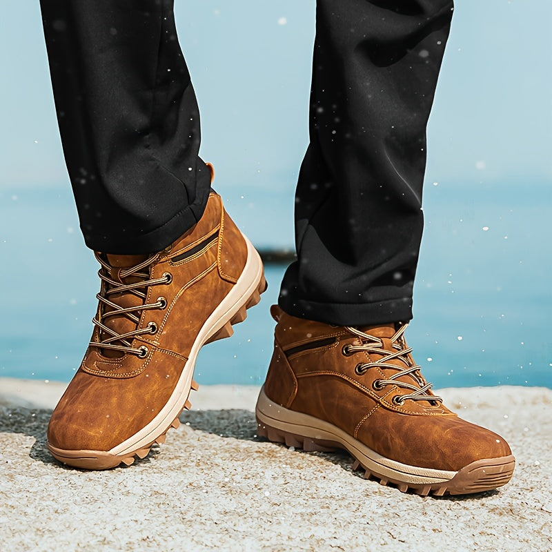 Men's Fleece-Lined Snow Boots