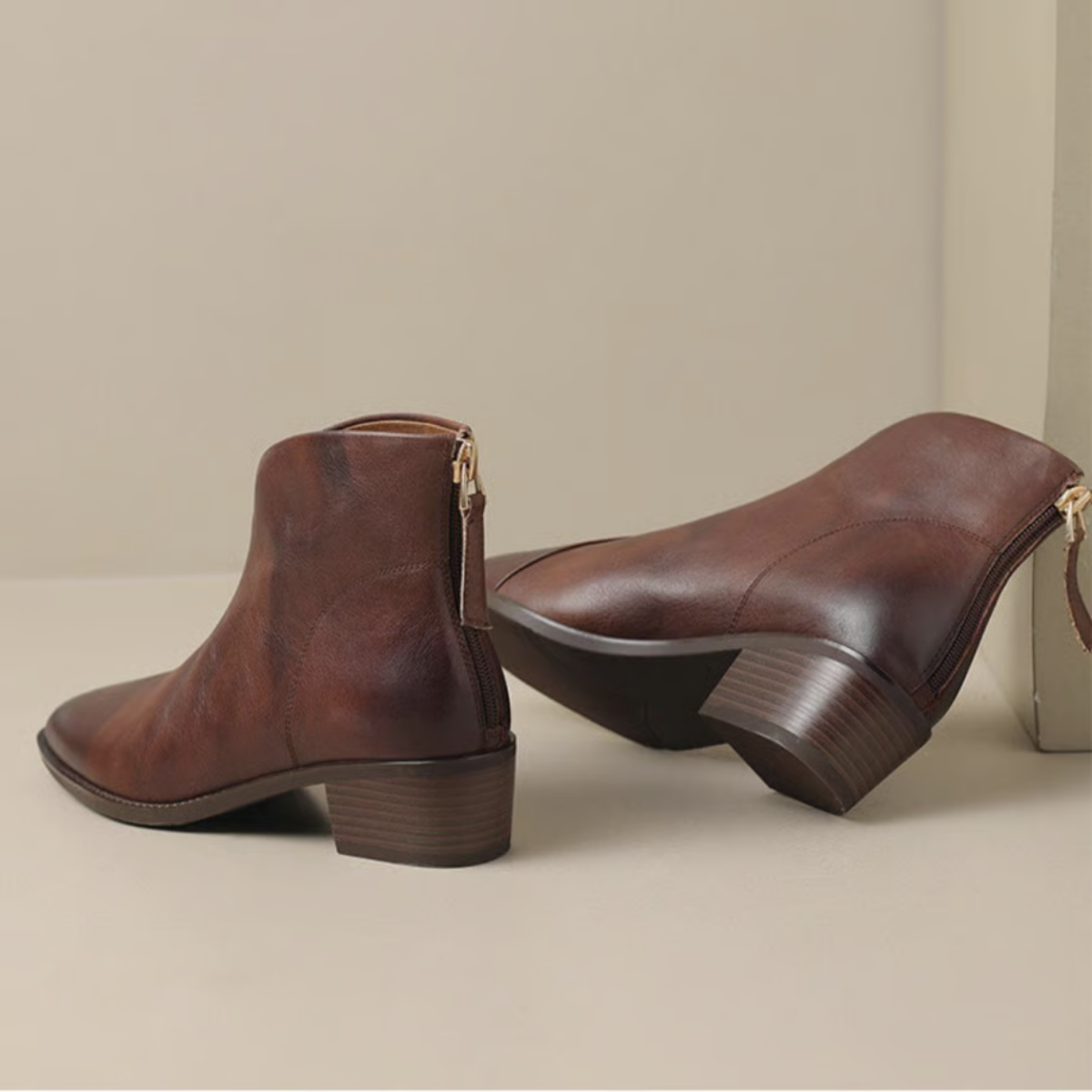 Luxury Low Heel Boots