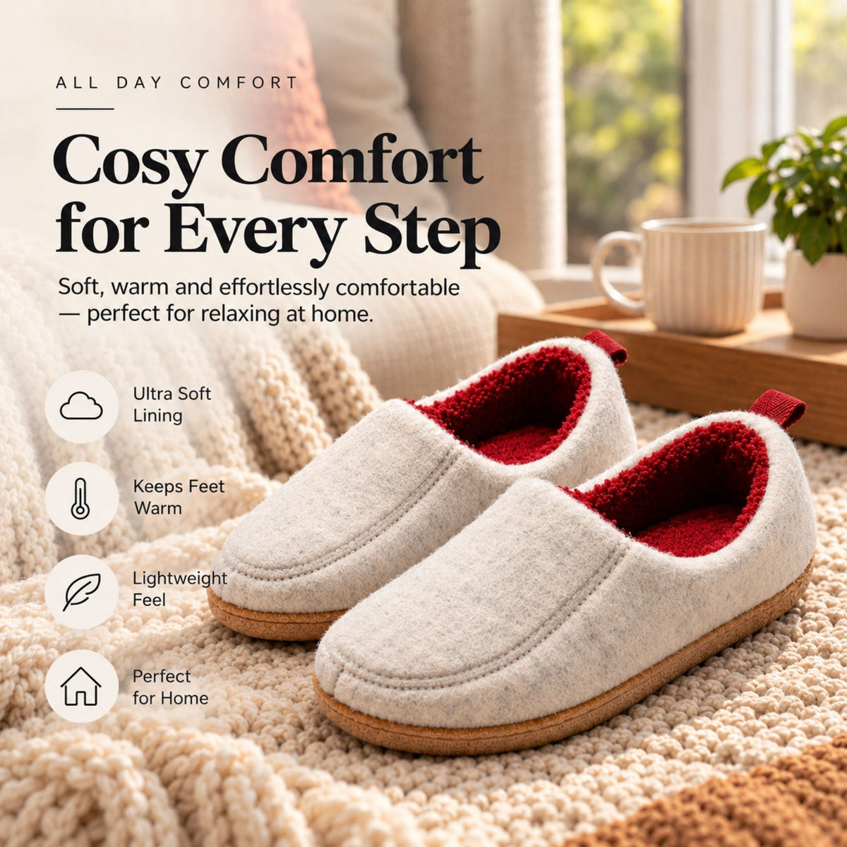 Cozy Wool Slippers