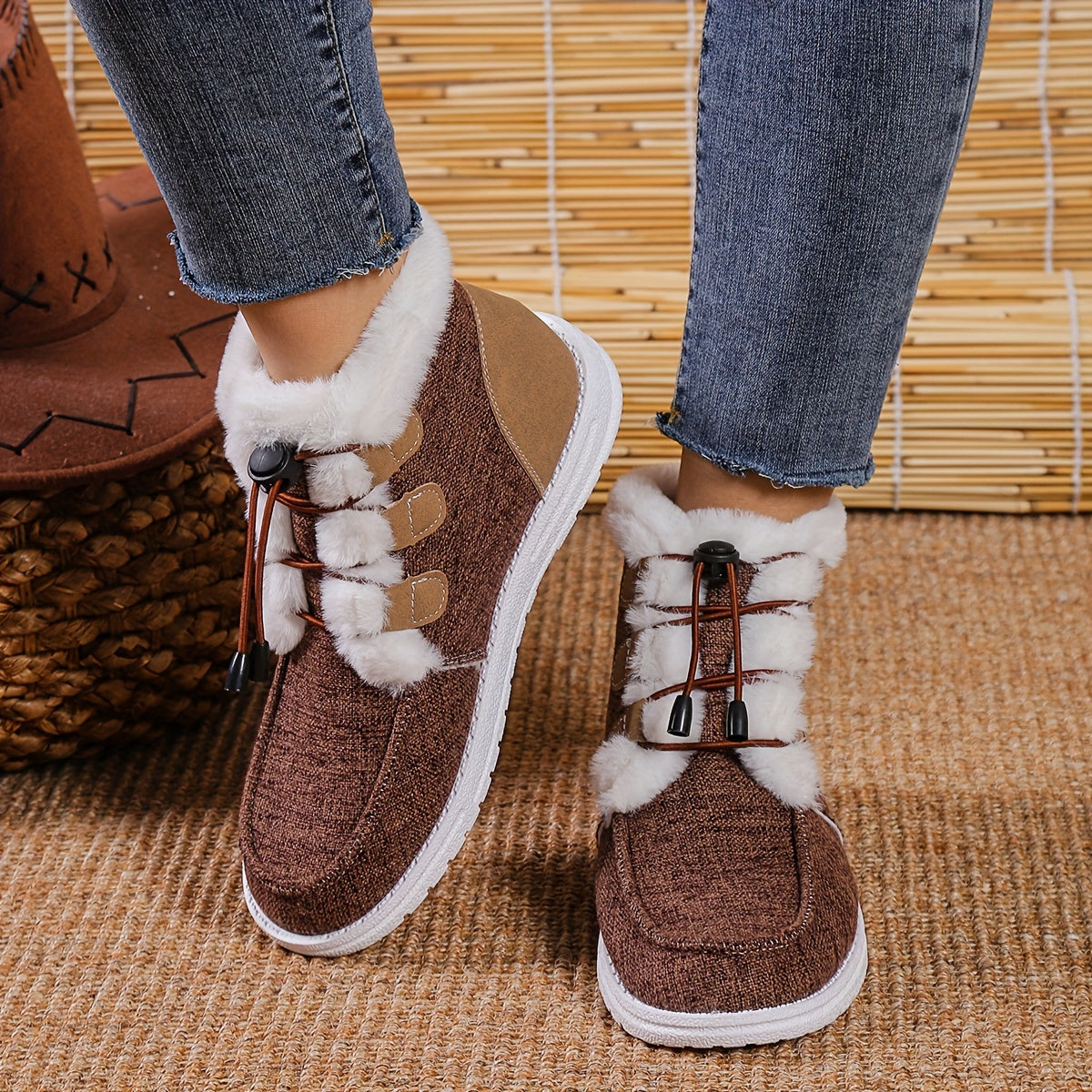 Fleece-Lined Winter Shoes