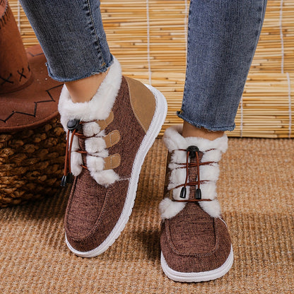 Fleece-Lined Winter Shoes