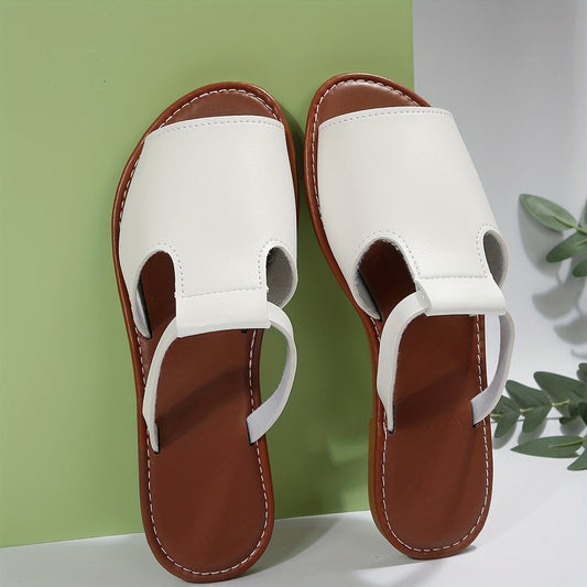 Womens Open Toe Slides