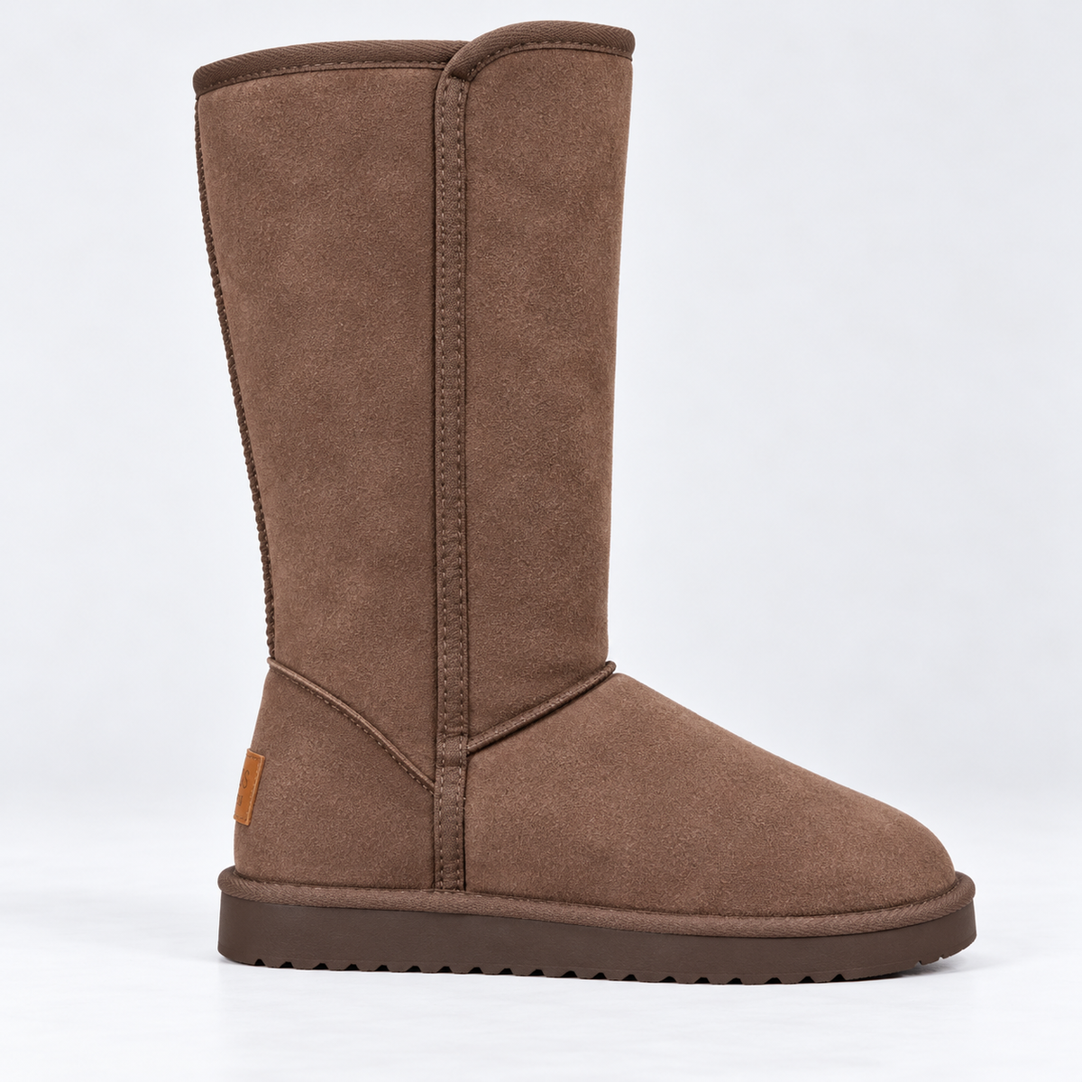 Women's Tall Winter Boots – Faux Fur and Suede Finish