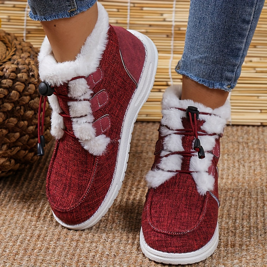 Fleece-Lined Winter Shoes