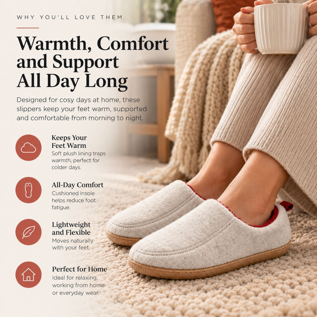 Cozy Wool Slippers