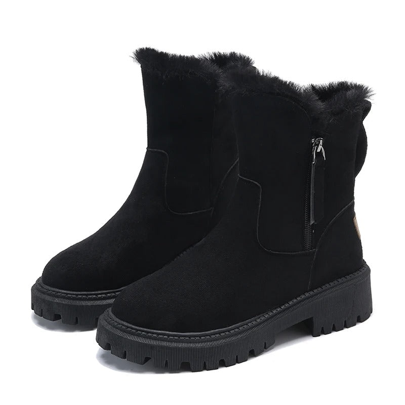 Suede Snow Boots