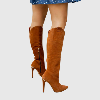 Stiletto Leather Boots
