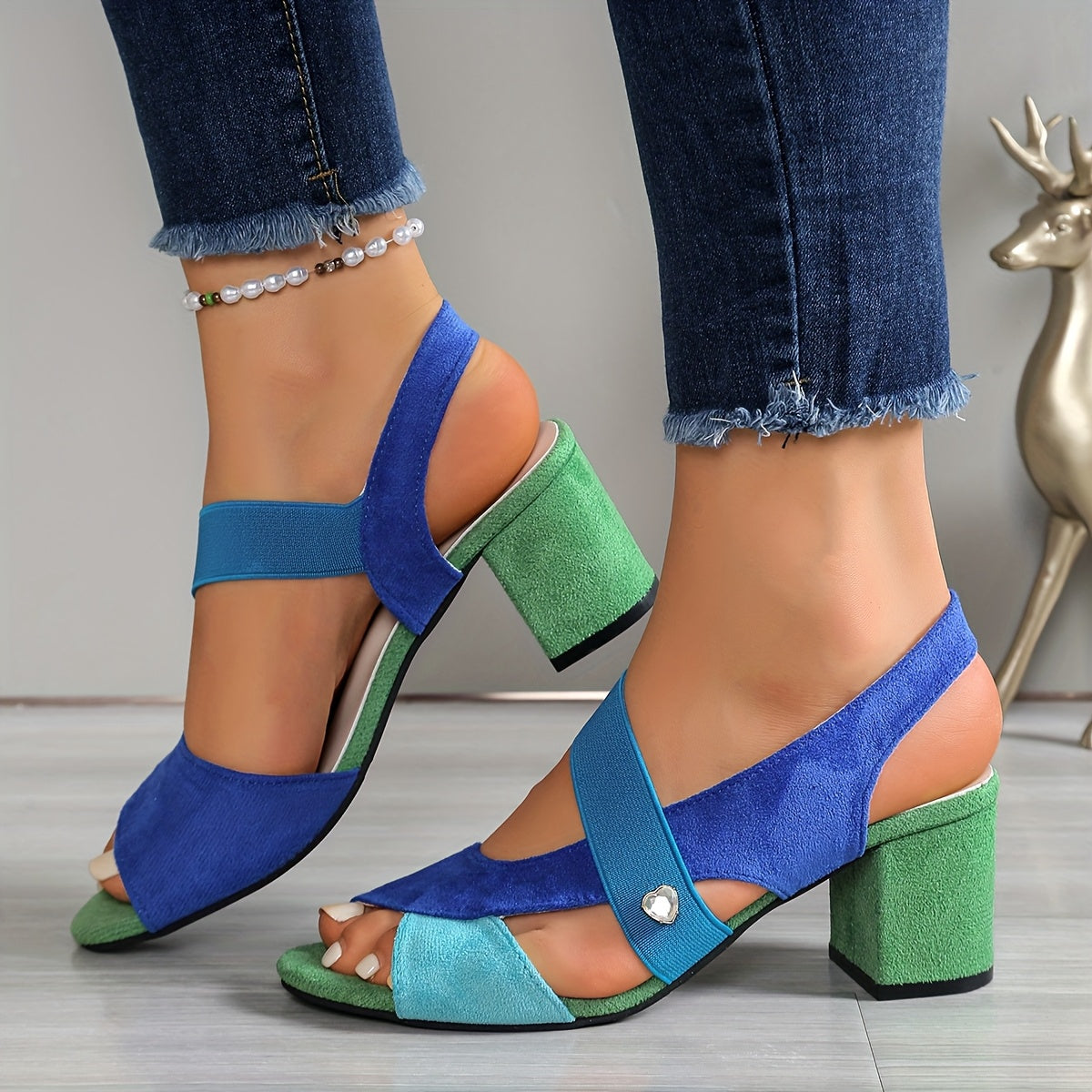 Strappy Comfort High Heels
