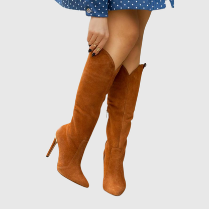 Stiletto Leather Boots