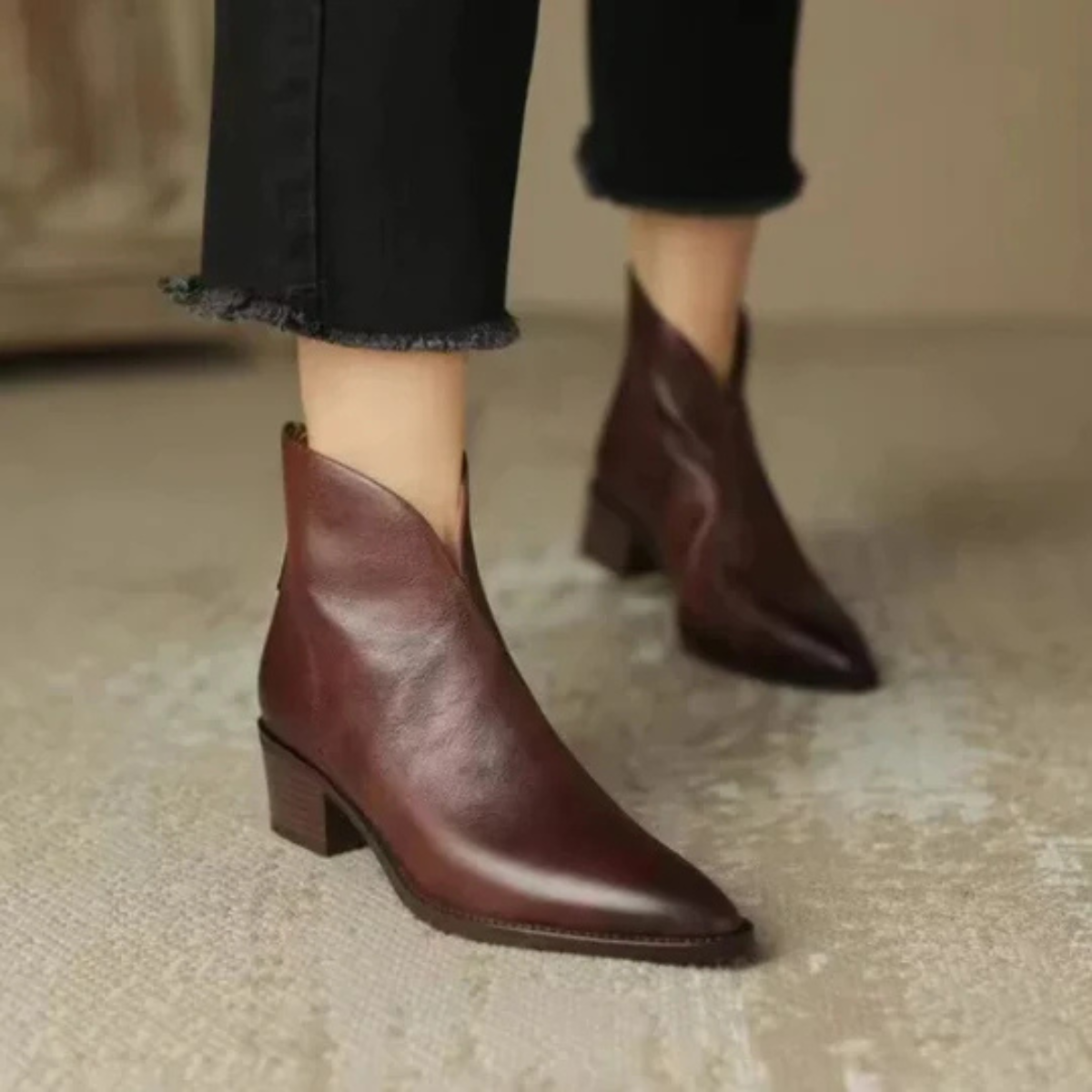 Luxury Low Heel Boots