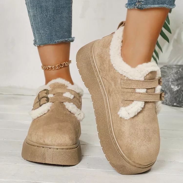 Buckle Winter Ankle Boots