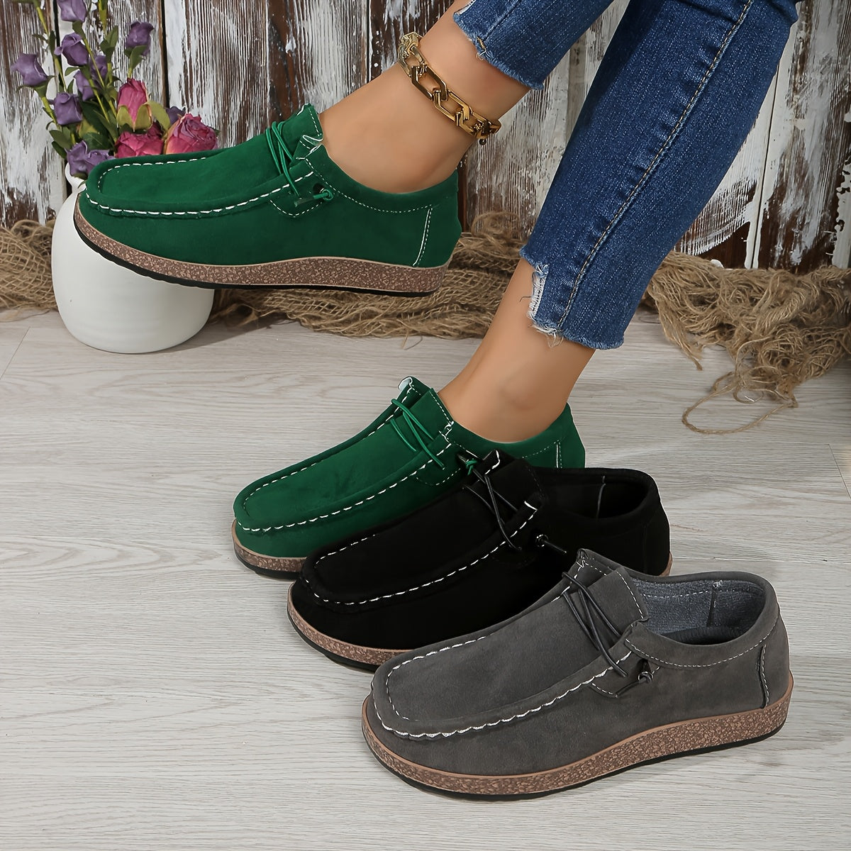 Green Comfort Sneakers