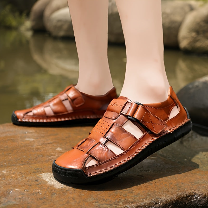 Men's Leather Walking Sandals