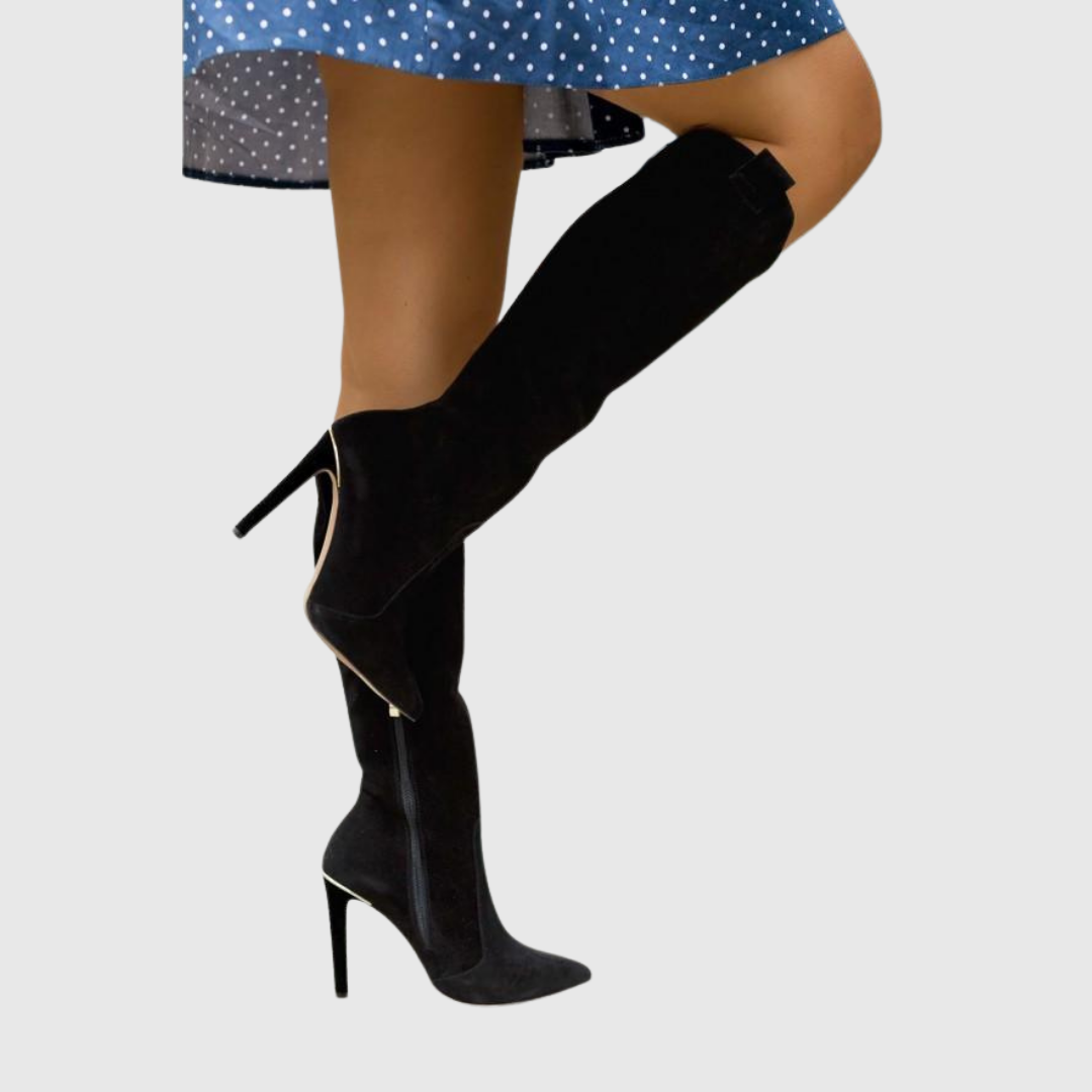Stiletto Leather Boots