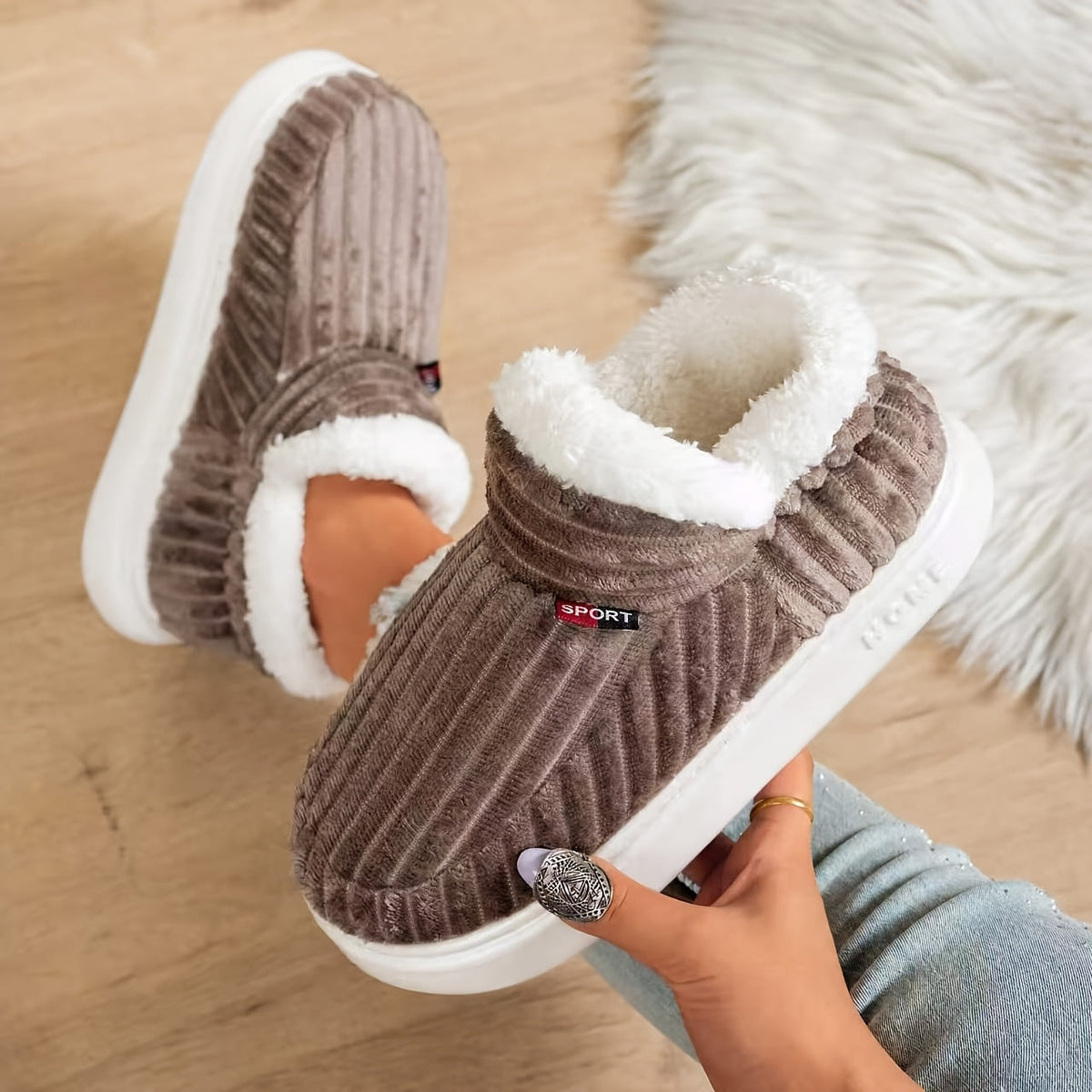 Warm Slipper Boots