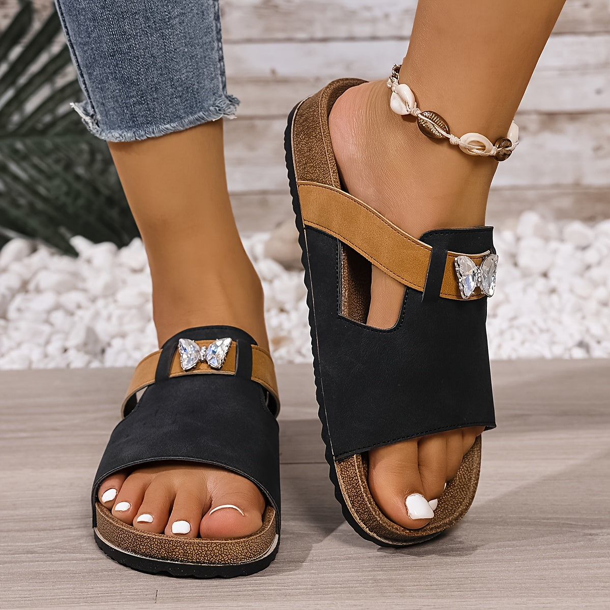 Women's Orthopedic Platform Slides
