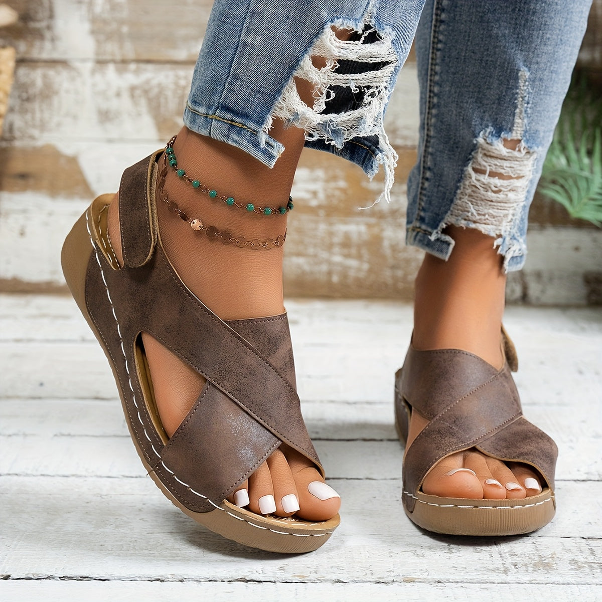 Comfort Platform Wedges