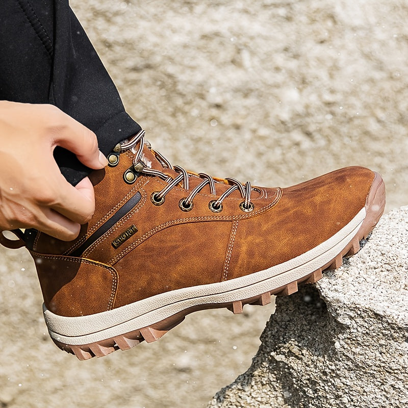 Men's Fleece-Lined Snow Boots