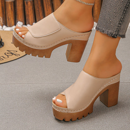 Chunky Comfort Heels