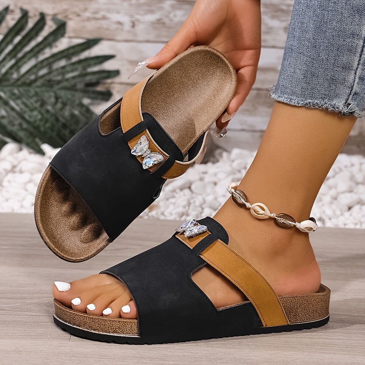 Women's Orthopedic Platform Slides