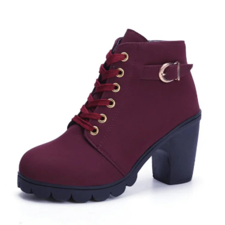 Women's Lace-Up Ankle Boots