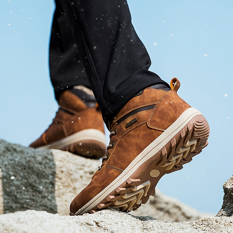 Men's Fleece-Lined Snow Boots