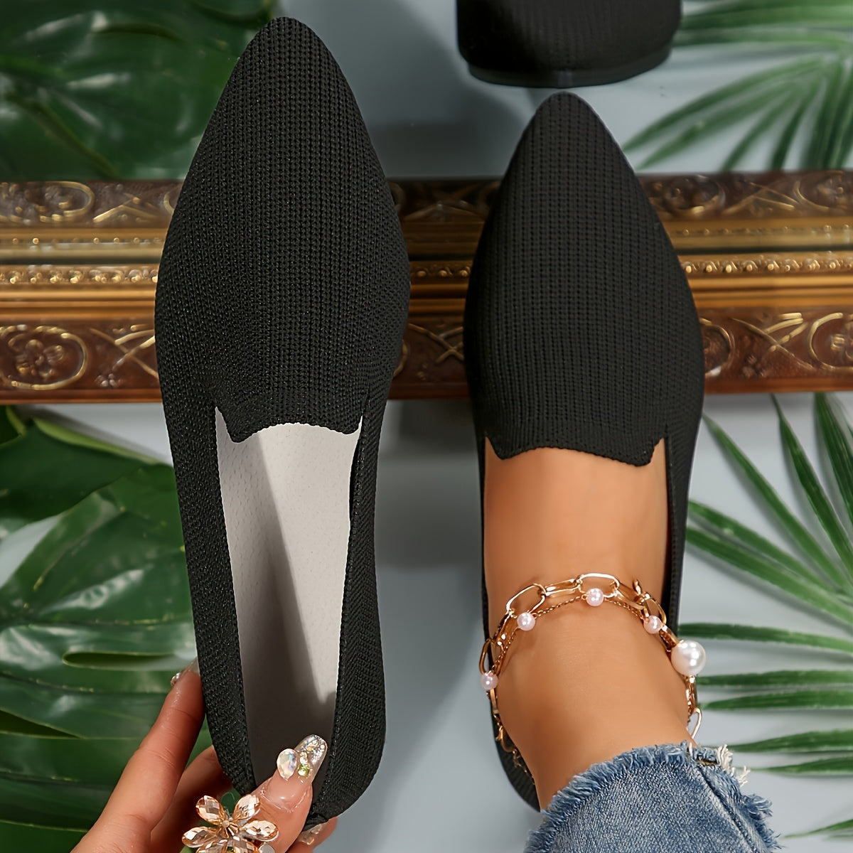 Slip Resistant Ballet Flats