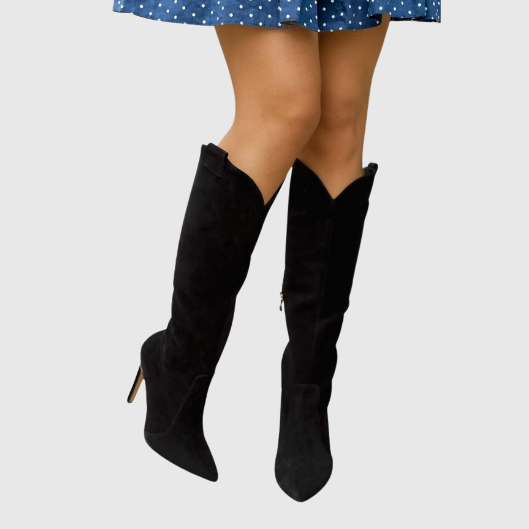 Stiletto Leather Boots