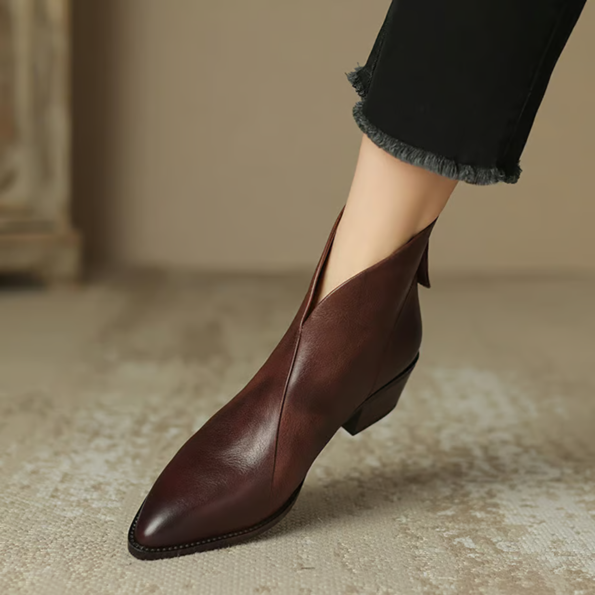 Luxury Low Heel Boots