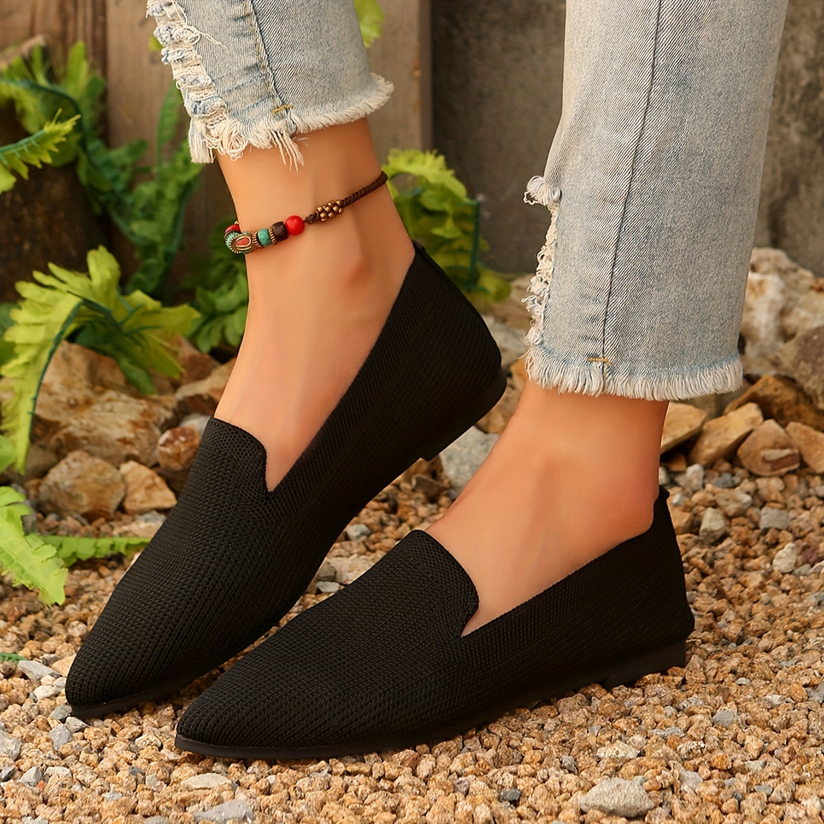 Slip Resistant Ballet Flats