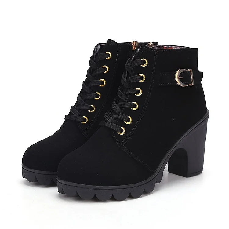 Women's Lace-Up Ankle Boots