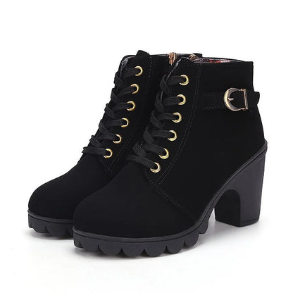 Women's Lace-Up Ankle Boots