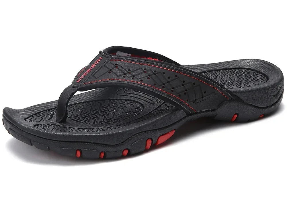 Orthopedic Men's Athletic Flip Flops with Arch Support
