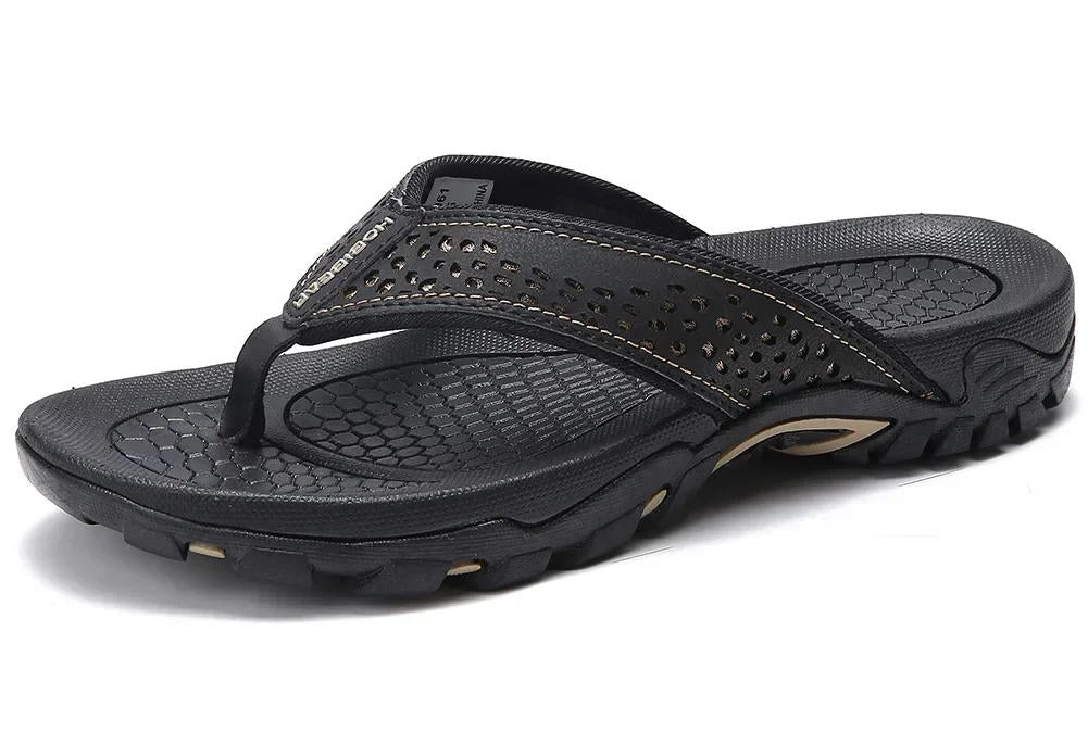 Orthopedic Men's Athletic Flip Flops with Arch Support