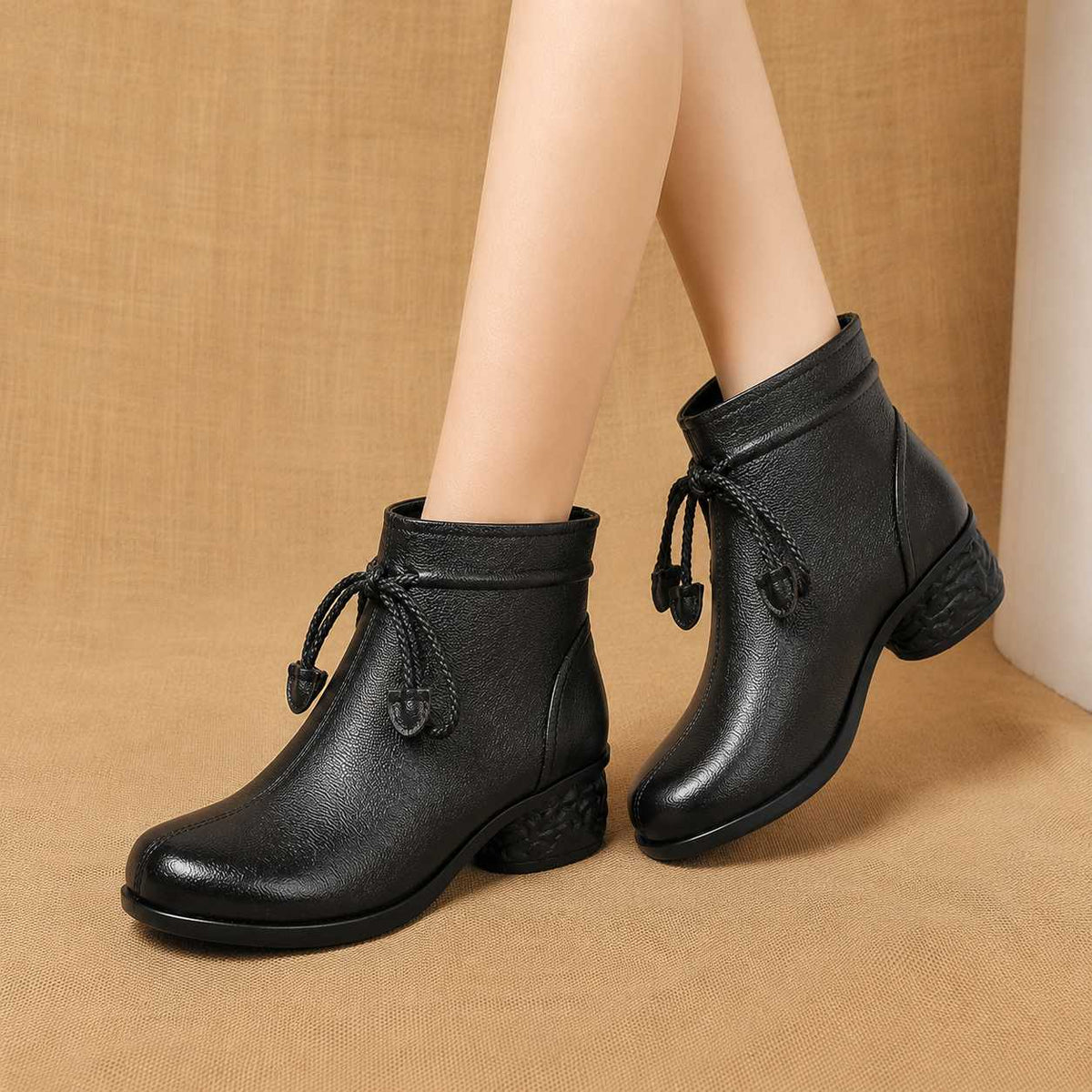 Women's Leather Ankle Boots