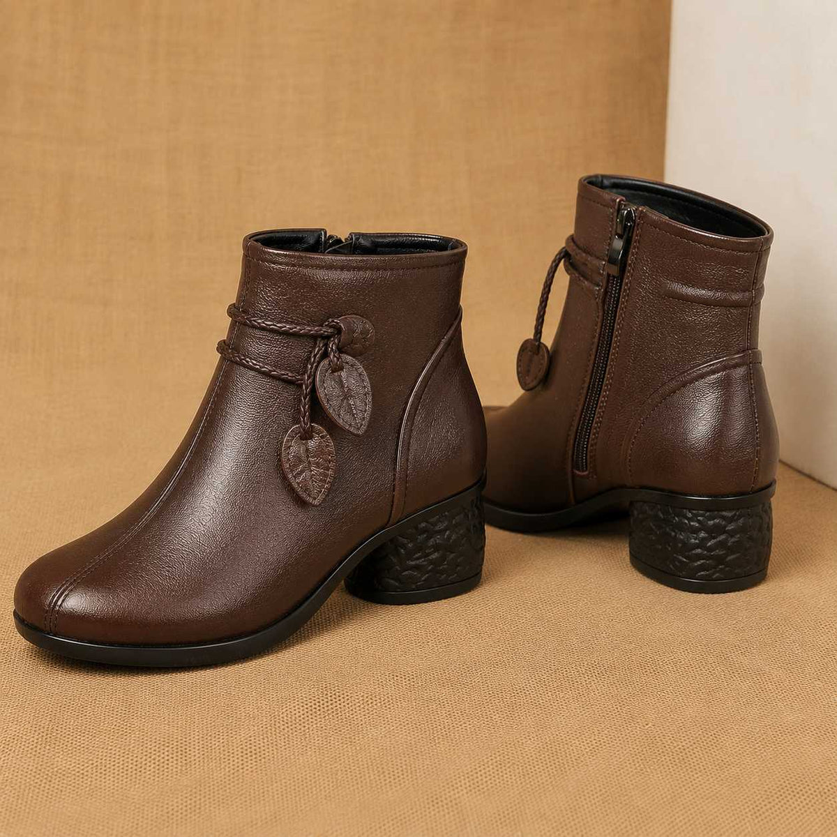 Women's Leather Ankle Boots