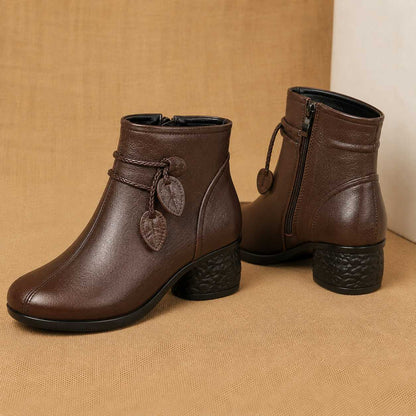 Women's Leather Ankle Boots
